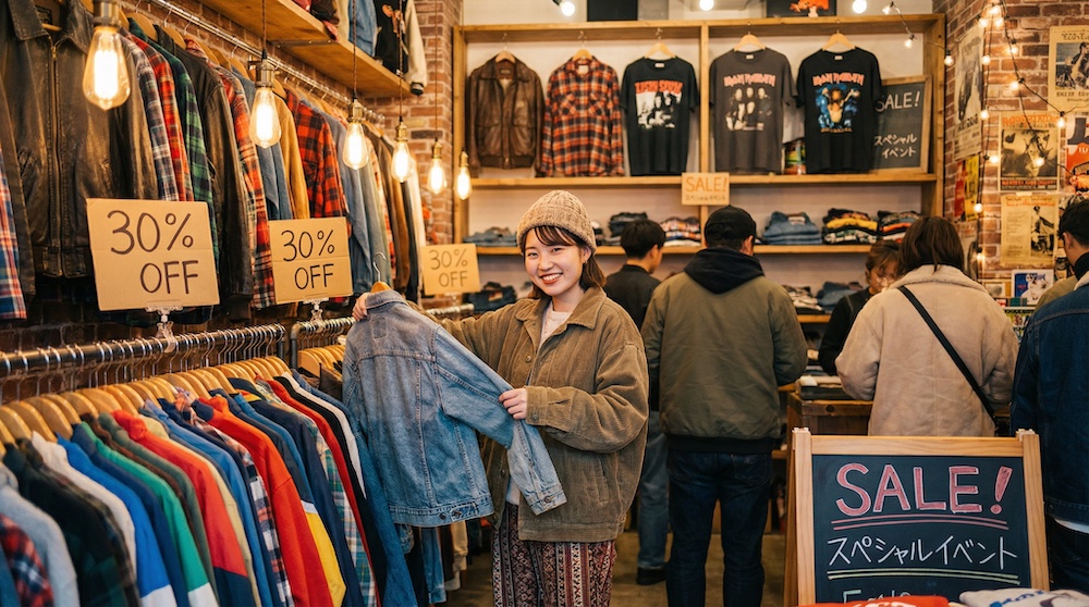 閑散期でも売上を落とさない！古着屋のイベント・セール企画7選
