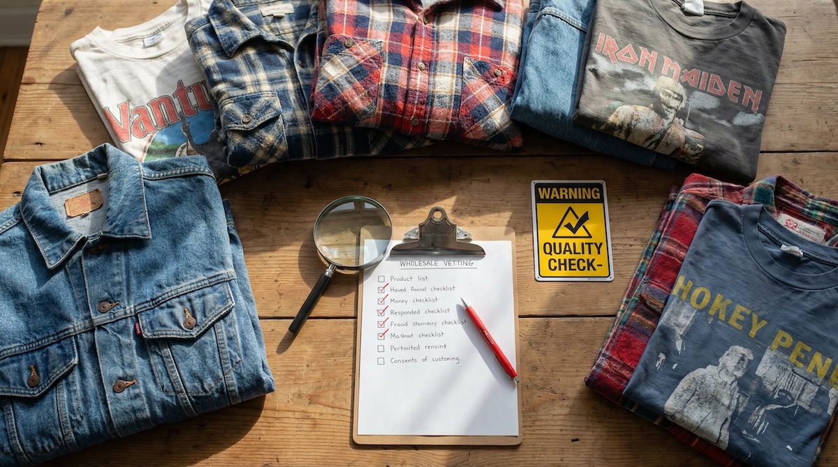 古着の卸売業者の選び方：悪質業者を見抜くチェックポイントと信頼できる卸の探し方